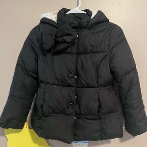 Girls Kate Spade Black Coat